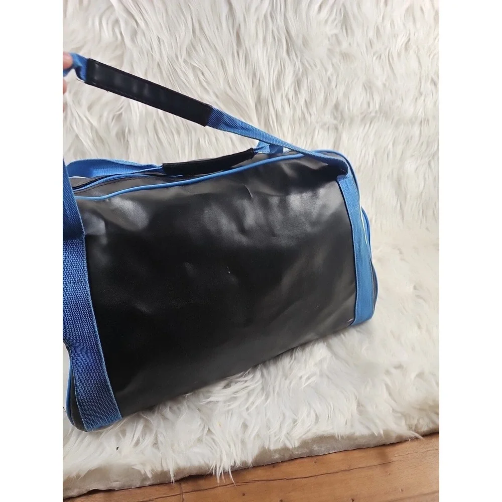 NBA Orlando Magic Leather Duffel Travel Bag Vintage 2000's Officially Licensed
